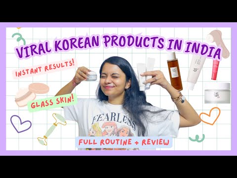 Get the glass skin INSTANTLY with these VIRAL KOREAN PRODUCTS in INDIA! ✨🧴🦋