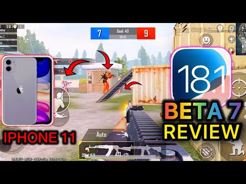 iOS 18.1 BETA 7 GAMING REVIEW ( BGMI )