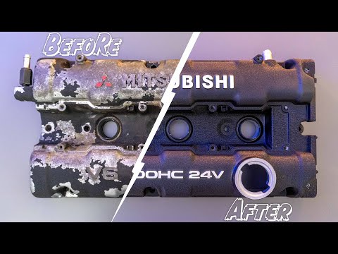 How to RESTORE your Valve Cover! (OEM Wrinkle Paint)