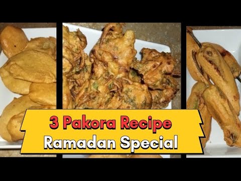 3 Must Try Pakora Recipes by Honey's Vlog (Ramadan Special)