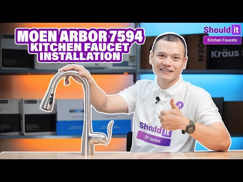 How to Install Moen Arbor Kitchen Faucet 7594SRS - Shouldit Kitchen Faucet Series