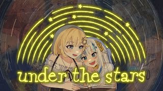 [Fan Original MV] Ame & Gura Hololive fansong | UNDER THE STARS - WUNDER RiKU #amesame #ameliawatson