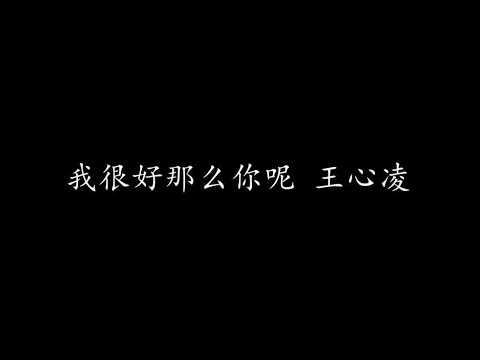 我很好那么你呢 王心凌 (歌词版)