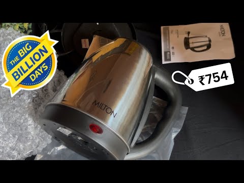 Milton Insta Electric Kettle 2L Unboxing - Flipkart Big Billion Days Sale Unit-Best Electric Kettle