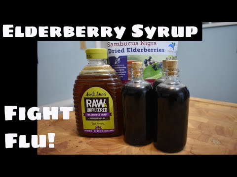 Elderberry Syrup Recipe| Fight Flu Naturally | Natural Remedy