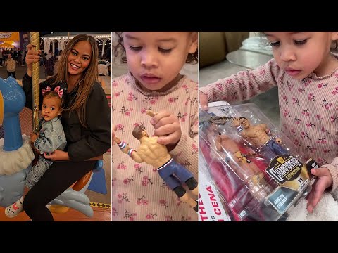 John Legend's Daughter Esti has 'Become Mysteriously Obsessed' with John Cena (VIDEO)