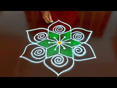 Mehani rangoli 🪷 margazhi rangoli design 🪷 thipkiyanchi rangoli🪷 மார்கழி மாத கோலம்🪷 new year rangoli