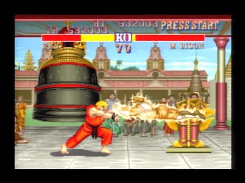 Street Fighter II: The World Warrior - (Ken) Final Boss Battle vs. M. Bison & finale