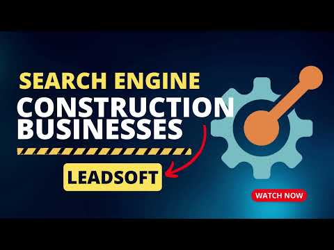 LeadSoft -  Search Engine  - Construction Businesses Example