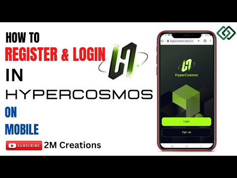 How to REGISTER & LOGIN in HYPERCOSMOS| GUIDANCE|| #hypercosmos