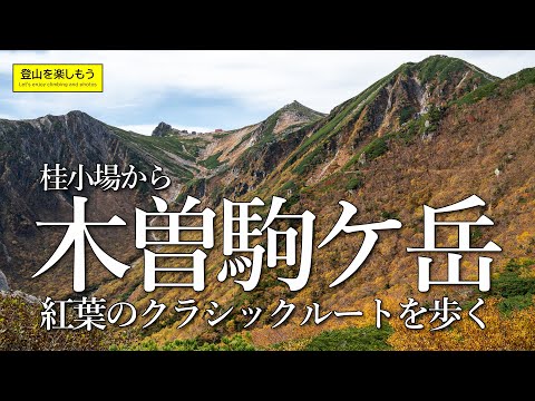 【登山】秋の木曽駒ケ岳をクラシックルートで登る