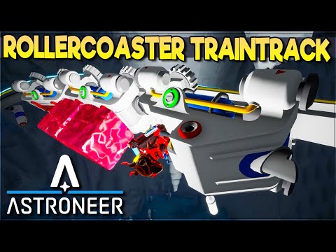 We Finally Have TRAINS, Now To Build Something AWESOME With Them! - Astroneer Multiplayer Let's Play