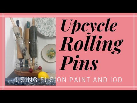 UPCYCLED Rolling Pins into Home Decor - THRIFT STORE Finds