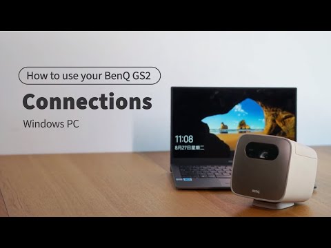 How GS2 Connects with Windows PC - BenQ Wireless Portable Projector