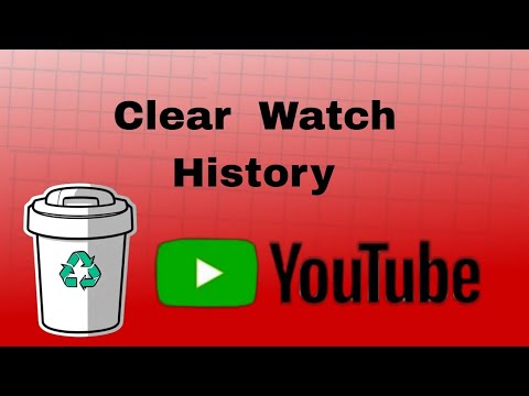 how to clear all watch history on YouTube