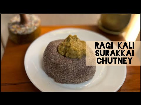 How to make Ragi kali (Ragi sangati) with Bottle gourd.        Chutney|சுரைக்காய் #लौकी #Healthy#