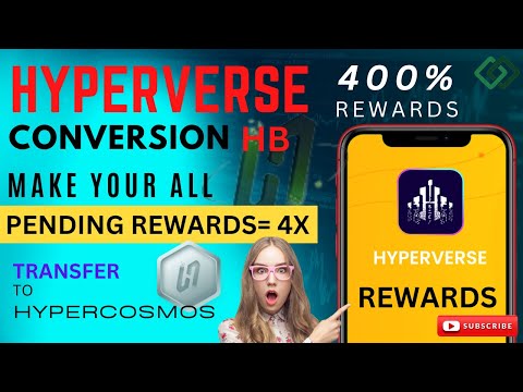 MAKE YOUR ALL PENDING REWARDS INTO 4X #hypercosmos #hyperverse