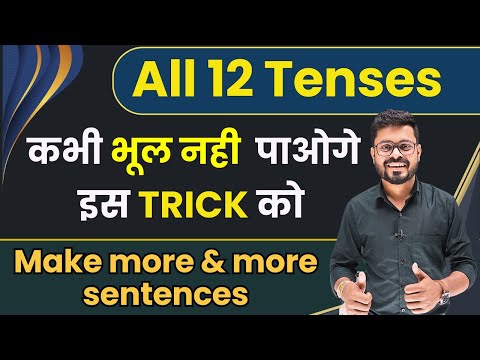 All 12 Tenses in One Video : Present Past & Future Tense | English Speaking Practice