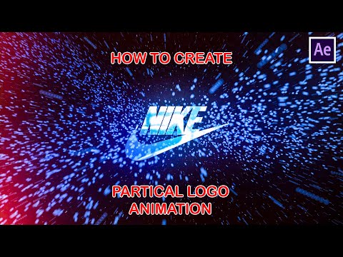 HOW TO CREATE PARTICAL LOGO ANIMATION USING -#aftereffects #photoshop #videoediting #adobe #editing