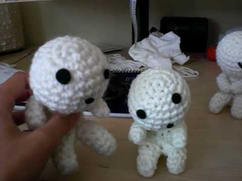 Glow in the Dark Kodama Amigurumi!