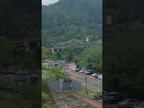 小谷村の風景 #長野県 #小谷村 #北小谷駅 #気動車 #train #見た事も無い悪夢の世界 #jr西日本 #たびその