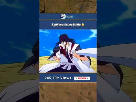 Byakuya Saves Rukia #bleachisback #animeshorts #anime #bleach #shortanime #fypシ゚