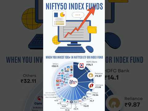 See When You Invested 100₹ in #nifty50 Index How it Distributed #trading #nifty #index #funds #stock