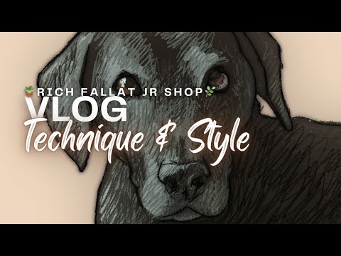 Drawing Style and Technique Vlog