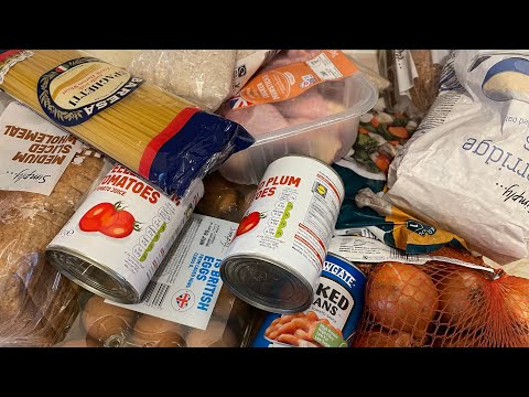 £10 Lidl emergency budget food shop