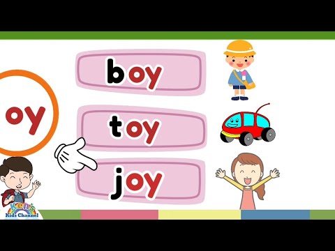 CVC WORDS | -oy Word Family | Learn to Read  | Reading Phonics for Kids