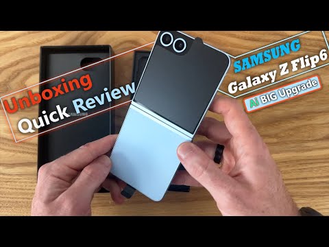 Samsung Galaxy Z flip 6 5G Unboxing is Hare ! Review NEW Update #samsunggalaxyzflip65g #Logicmobile