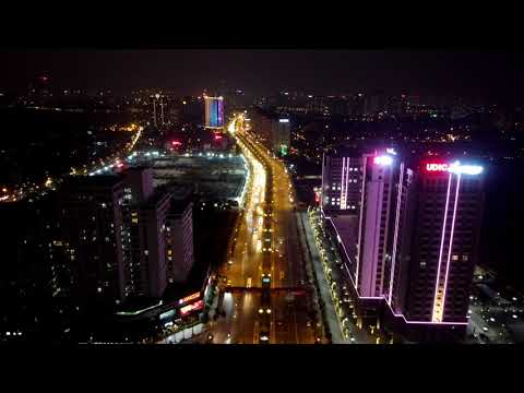 Awesome Hanoi! View from the sky by night 2021