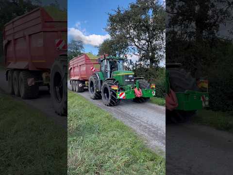 JohnDeere 7810 🔥😍              #landwirtschaft #tractor #johndeere #7810 #agriculture #maisernte