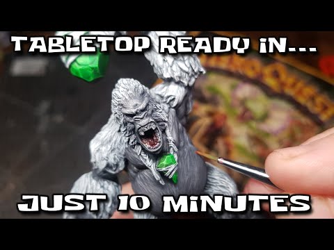 10 Minute HeroQuest Miniature PAINTING Challenge AMAZING Results!