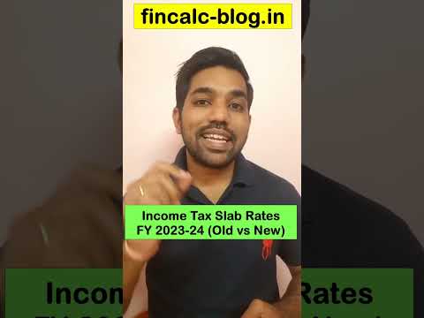 Income Tax Slabs rates 2023-24 | Old vs New Tax Regime #shorts #fincalc