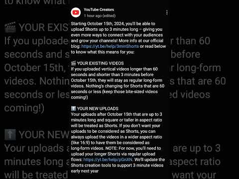 Youtube New Update.. #2024 #youtubeshorts