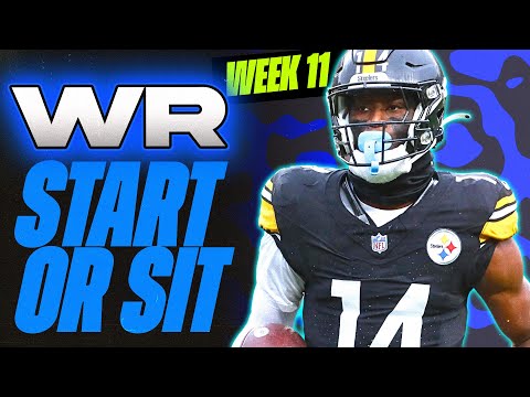 🔥 WEEK 11 WR MUST Start/Sit Analysis! 🚀 | 2024 Fantasy Football Advice