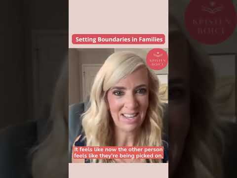 Setting Boundaries in Families