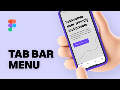 FIGMA Interactive App Navigation - Tab bar Tutorial