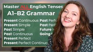 Master ALL English Tenses | A1-B2 English Grammar (FREE PDF! 📄)