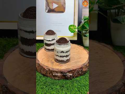 Oreo cheesecake jar 😍😍❤️❤️…. #shorts #oreo #oreocheesecake #cheesecake #kalpanaskitchen #viral