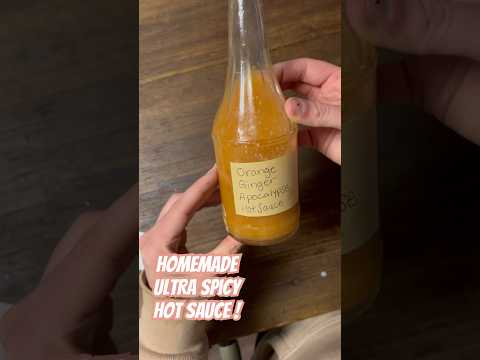 Ultra- Spicy Homemade Hot Sauce! Apocalypse Pepper Edition | #shorts #hotsauce