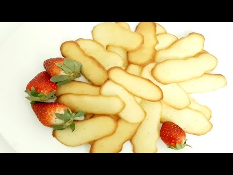 RECETTE DES BISCUITS LANGUES DE CHAT | RECIPE FOR CAT'S TONGUE BISCUITS