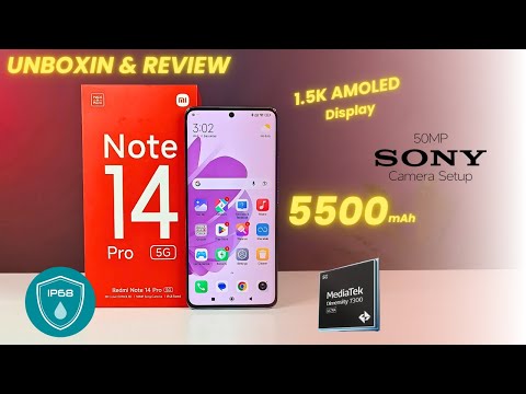 Redmi Note 14 Pro 5G 🔥 Unboxing & Review ✨ 50 MP Sony LYT-600 OIS Camera