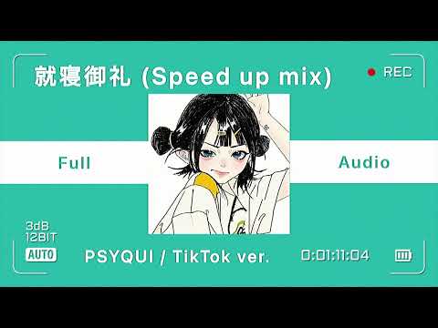 就寝御礼 / speed up mix / PSYQUI / TikTok ver.