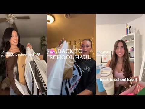 Back to school haul - TikTok compilation 🛍️😋