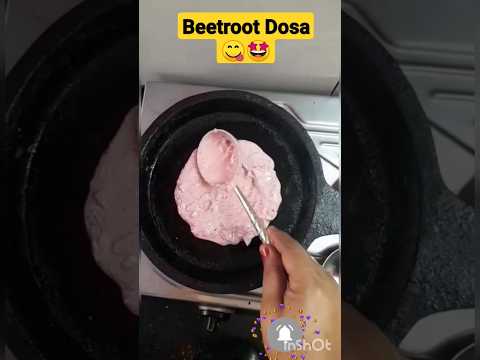 Amazing 🤩 Beetroot Dosa #dosa #dosarecipe #shorts #shortsfeed #youtubeshorts #ytshorts #food #viral