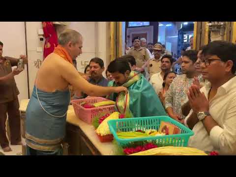 Global Star Ram Charan Visits  Siddhi Vinayak Temple For Darshan Siddhi Vinayak Temple, Dadar