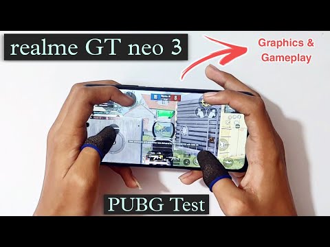 realme GT Neo 3 PUBG Test and gameplay in handcam | PUBG Graphics settings