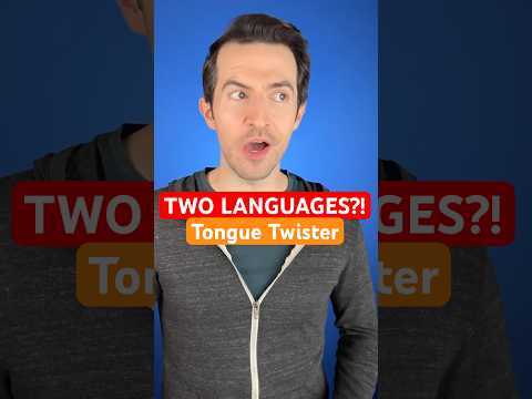 Insane DOUBLE Tongue Twister (English AND Chinese?!) #mandarin #chinese #china #english #learn